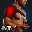 Heated Shoulder Brace with 3-Level Heating for Pain Relief by LJGDeals