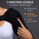 Heated Shoulder Brace with 3-Level Heating for Pain Relief by LJGDeals