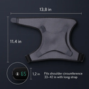 Cordless Heated Shoulder Wrap Massager for Relief by LJGDeals