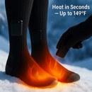 Heated Socks for Men and Women with 4 Temperature Levels by LJGDeals