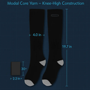 Heated Socks for Men and Women with 4 Temperature Levels by LJGDeals