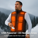 Heated Vest for Winter Outdoor Activities by LJGDeals