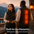 Heated Vest for Winter Outdoor Activities by LJGDeals