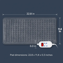 Electric Heating Pad for Pain Relief and Comfort by LJGDeals