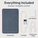 Electric Heating Pad for Pain Relief and Comfort by LJGDeals