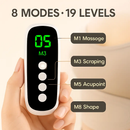 EMS Lower Back Massager Heating Pad Cordless Heating Pad for Back Belly Waist with Remote Magnetic Host 8 Modes 19 Intensity Levels 3 Heating Levels by LJGDeals