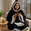 Hoodie Blanket Wrap: Cozy Wearable Robe with Pockets by LJGDeals