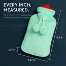 Plush-Cover 2L Hot Water Bottle for Pain Relief & Comfort by LJGDeals