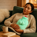 Plush-Cover 2L Hot Water Bottle for Pain Relief & Comfort by LJGDeals