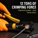 Hydraulic Wire Crimper for Terminals and Cable Lugs by LJGDeals