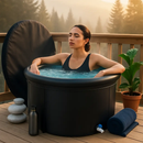 Ice Bath Tub with Cover for Adults & Recovery by LJGDeals