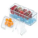 Ice Chilled Condiment Caddy with 5 Trays and Lids by LJGDeals