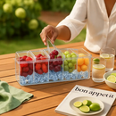 Ice Chilled Condiment Caddy with 5 Trays and Lids by LJGDeals