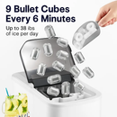 Countertop Ice Maker with Bullet Ice for Home & Office by LJGDeals