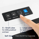 Countertop Ice Maker with Bullet Ice for Home & Office by LJGDeals