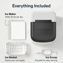 Countertop Ice Maker with Bullet Ice for Home & Office by LJGDeals