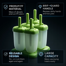 Popsicle Molds 6-Cavity Reusable Ice Pop Maker by LJGDeals