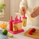 Popsicle Molds 6-Cavity Reusable Ice Pop Maker by LJGDeals