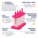 Popsicle Molds 6-Cavity Reusable Ice Pop Maker by LJGDeals