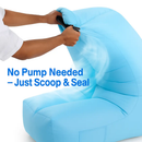 Inflatable Lounger Air Sofa Chair Couch w/ Portable Organizing Bag Waterproof Anti-Leaking for Backyard Lakeside Beach Traveling Camping Picnics by LJGDeals
