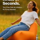 Inflatable Lounger Air Sofa Chair Couch w/ Portable Organizing Bag Waterproof Anti-Leaking for Backyard Lakeside Beach Traveling Camping Picnics by LJGDeals