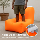 Inflatable Lounger Air Sofa Chair Couch w/ Portable Organizing Bag Waterproof Anti-Leaking for Backyard Lakeside Beach Traveling Camping Picnics by LJGDeals