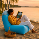 Inflatable Lounger Air Sofa Chair Couch w/ Portable Organizing Bag Waterproof Anti-Leaking for Backyard Lakeside Beach Traveling Camping Picnics by LJGDeals