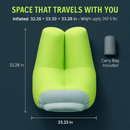 Inflatable Lounger Air Sofa Chair Couch w/ Portable Organizing Bag Waterproof Anti-Leaking for Backyard Lakeside Beach Traveling Camping Picnics by LJGDeals
