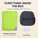 Inflatable Lounger Air Sofa Chair Couch w/ Portable Organizing Bag Waterproof Anti-Leaking for Backyard Lakeside Beach Traveling Camping Picnics by LJGDeals