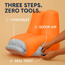 Inflatable Lounger Air Sofa Chair Couch w/ Portable Organizing Bag Waterproof Anti-Leaking for Backyard Lakeside Beach Traveling Camping Picnics by LJGDeals