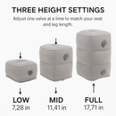 Inflatable Foot Rest with Air Bag – Adjustable Travel by LJGDeals