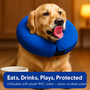 Inflatable Pet Collar for Wounds, Adjustable Comfort by LJGDeals