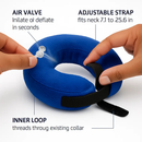 Inflatable Pet Collar for Wounds, Adjustable Comfort by LJGDeals