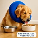 Inflatable Pet Collar for Wounds, Adjustable Comfort by LJGDeals