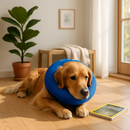 Inflatable Pet Collar for Wounds, Adjustable Comfort by LJGDeals