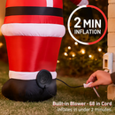 Inflatable Giant Santa Claus with LED Lights 6.4ft by LJGDeals