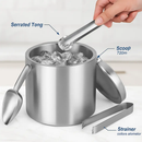 Double-Wall Stainless Steel Ice Bucket for Parties by LJGDeals