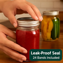 Regular Mouth Canning Jar Metal Rings Replacement Bands by LJGDeals