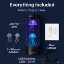 Jellyfish Lava Lamp Multi-Color Mood Light Desk Lamp by LJGDeals