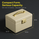 Jewelry Case Organizer: Lockable Travel Box by LJGDeals