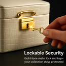 Jewelry Case Organizer: Lockable Travel Box by LJGDeals