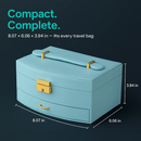 2-Layer Jewelry Box for Rings, Earrings, Necklaces by LJGDeals