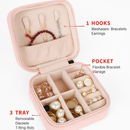 Mini Jewelry Storage Box: Portable Organizer for Rings by LJGDeals