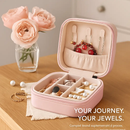 Mini Jewelry Storage Box: Portable Organizer for Rings by LJGDeals