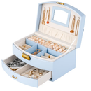 2-Layer Jewelry Box for Rings, Earrings, Necklaces by LJGDeals