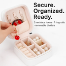 Mini Jewelry Storage Box: Portable Organizer for Rings by LJGDeals