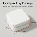 Mini Jewelry Storage Box: Portable Organizer for Rings by LJGDeals