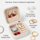 Mini Jewelry Storage Box: Portable Organizer for Rings by LJGDeals