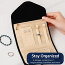 Travel Jewelry Organizer Case for Safe Foldable Storage by LJGDeals