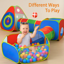 Kids Ball Pit Tents Pop Up Playhouse with Tunnels by LJGDeals